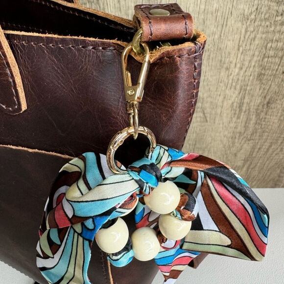 Bow Keychain FAST SHIP Ribbon Purse Charm NEW Bag Charm - Picture 3 of 3